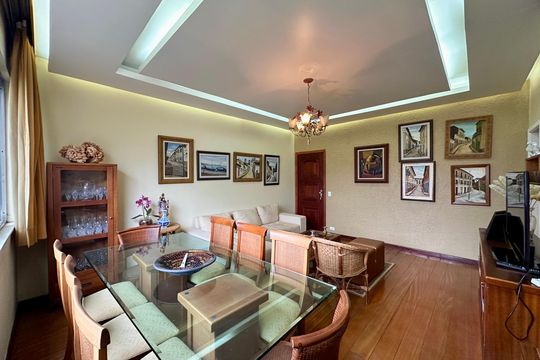 Sala de apartamento à venda com 4 quartos, 130m² em Botafogo, Rio de Janeiro