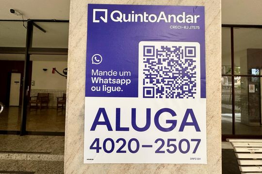 Placa de apartamento à venda com 4 quartos, 130m² em Botafogo, Rio de Janeiro