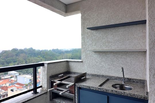 Varanda gourmet de apartamento para alugar com 2 quartos, 58m² em Baeta Neves, São Bernardo do Campo
