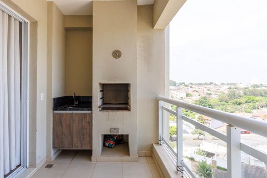 Varanda de apartamento para alugar com 1 quarto, 55m² em Vila Vitoria Ii, Indaiatuba