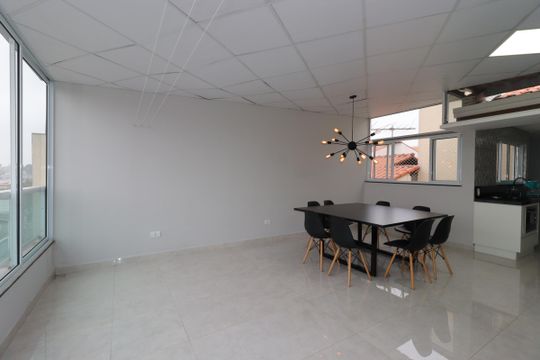 Sala de Jantar de apartamento para alugar com 2 quartos, 100m² em Vila Camilópolis, Santo André