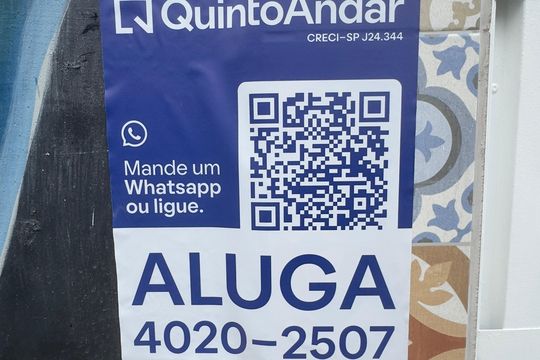 Placa de apartamento para alugar com 1 quarto, 20m² em Aclimação, São Paulo