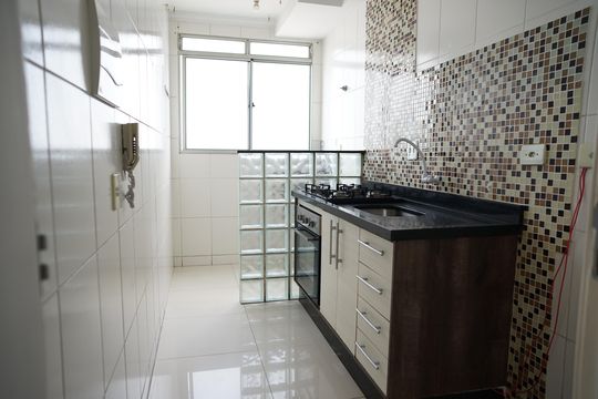 Cozinha  de apartamento para alugar com 2 quartos, 43m² em Cidade Parque Alvorada, Guarulhos