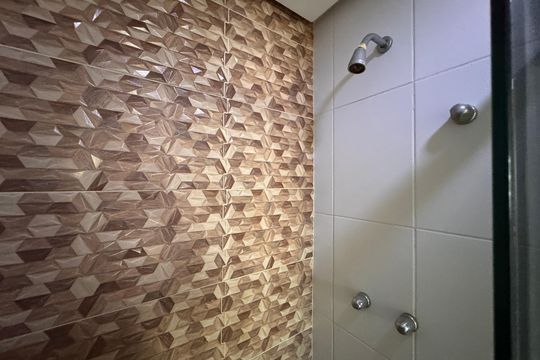 Banheiro Social de apartamento para alugar com 3 quartos, 96m² em Recreio dos Bandeirantes, Rio de Janeiro