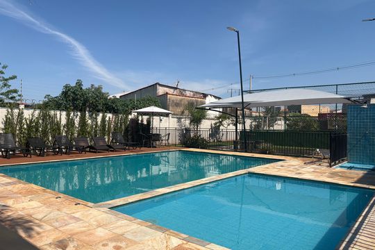 Área comum - Piscina de apartamento para alugar com 2 quartos, 43m² em Residencial Parque dos Servidores, Ribeirão Preto