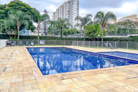 Área comum - Piscina de apartamento à venda com 3 quartos, 74m² em Tatuapé, São Paulo