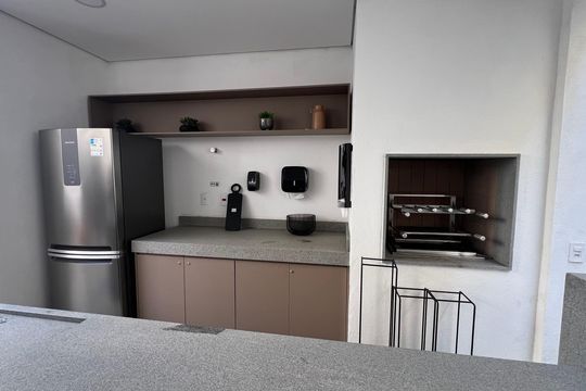 Churrasqueira de kitnet/studio à venda com 1 quarto, 26m² em Pinheiros, São Paulo