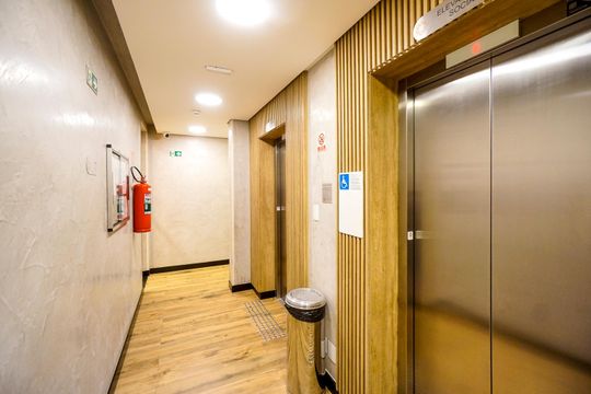 Área comum de kitnet/studio para alugar com 1 quarto, 23m² em Vila Esperança, São Paulo