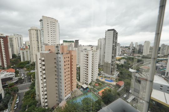 Vista da Varanda do Studio de kitnet/studio para alugar com 1 quarto, 27m² em Vila Mariana, São Paulo