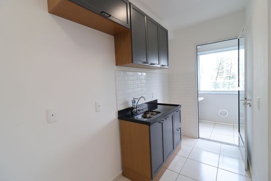 Cozinha de apartamento à venda com 2 quartos, 42m² em Jurubatuba, São Paulo