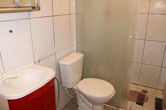 Banheiro Social de kitnet/studio à venda com 1 quarto, 45m² em Santa Cecilia, São Paulo