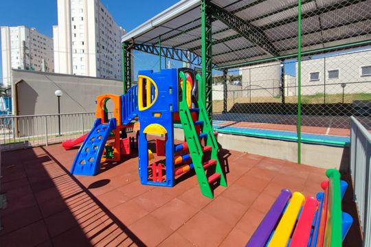 Área comum - Playground de apartamento para alugar com 2 quartos, 43m² em Parque Industrial, Campinas