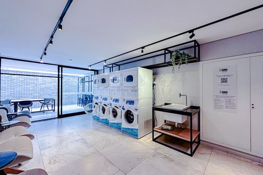 Área comum de apartamento à venda com 2 quartos, 121m² em Vila Dom Pedro I, São Paulo