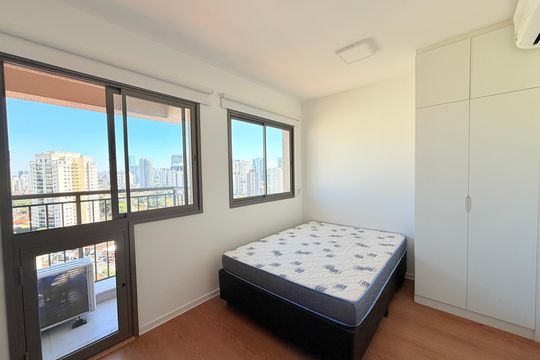 Studio de kitnet/studio para alugar com 1 quarto, 21m² em Santo Amaro, São Paulo