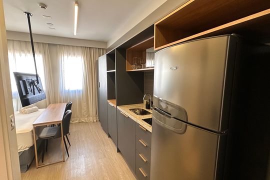 Studio de kitnet/studio à venda com 1 quarto, 25m² em Santo Amaro, São Paulo