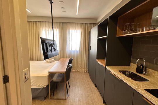 Studio de kitnet/studio à venda com 1 quarto, 25m² em Santo Amaro, São Paulo
