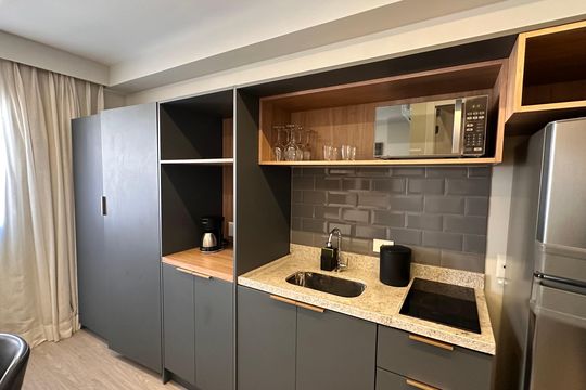 Studio de kitnet/studio à venda com 1 quarto, 25m² em Santo Amaro, São Paulo