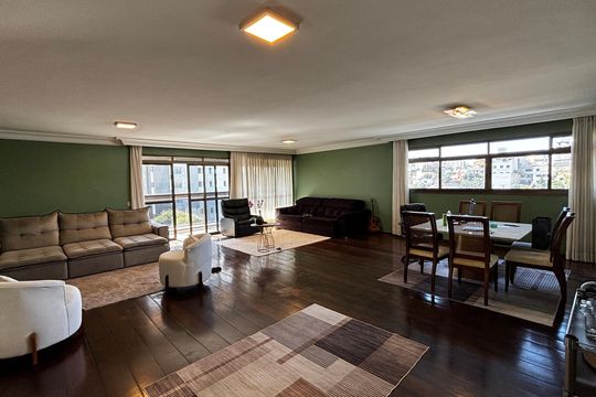 Sala de apartamento à venda com 5 quartos, 390m² em Vila Gilda, Santo André