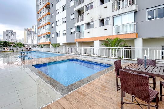 Área comum - Piscina de apartamento à venda com 2 quartos, 51m² em Tatuapé, São Paulo
