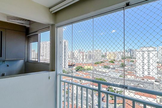 Varanda de apartamento à venda com 2 quartos, 51m² em Tatuapé, São Paulo