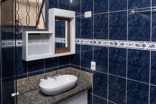 Banheiro de casa para alugar com 2 quartos, 210m² em Jardim Brasil (zona Norte), São Paulo