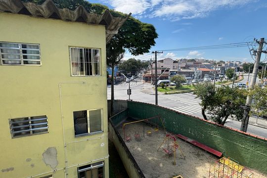 Vista da Área de Serviço de apartamento à venda com 2 quartos, 58m² em Parque Erasmo Assunção, Santo André