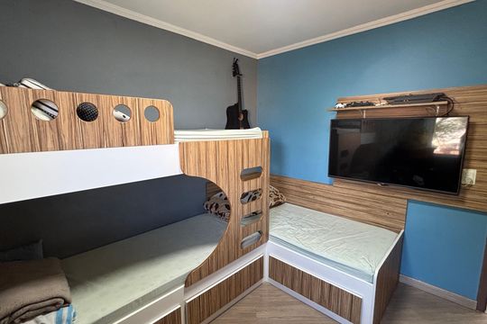 Quarto 1 de apartamento à venda com 2 quartos, 58m² em Parque Erasmo Assunção, Santo André