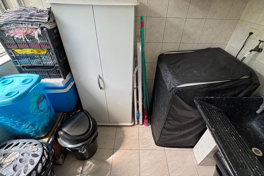 Área de Serviço de apartamento à venda com 2 quartos, 58m² em Parque Erasmo Assunção, Santo André