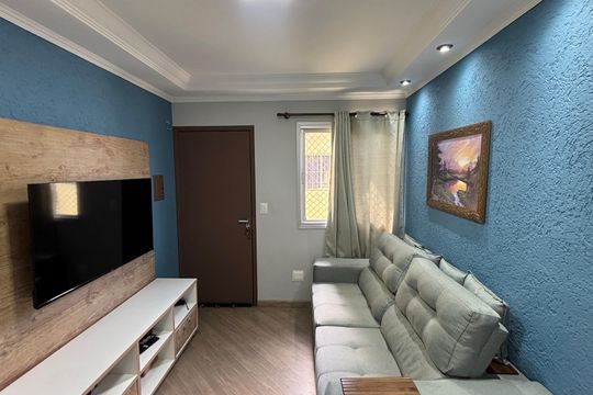 Sala  de apartamento à venda com 2 quartos, 58m² em Parque Erasmo Assunção, Santo André