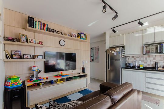 Sala de apartamento à venda com 2 quartos, 45m² em Vila Monumento, São Paulo