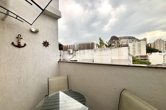 Varanda de apartamento para alugar com 1 quarto, 65m² em Ipanema, Rio de Janeiro