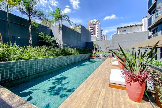Área comum - Piscina de kitnet/studio à venda com 1 quarto, 139m² em Vila Mariana, São Paulo