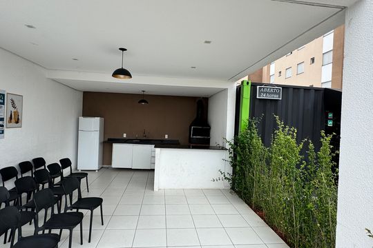 Área comum - Churrasqueira de apartamento para alugar com 2 quartos, 41m² em Jardim da Gloria, Cotia