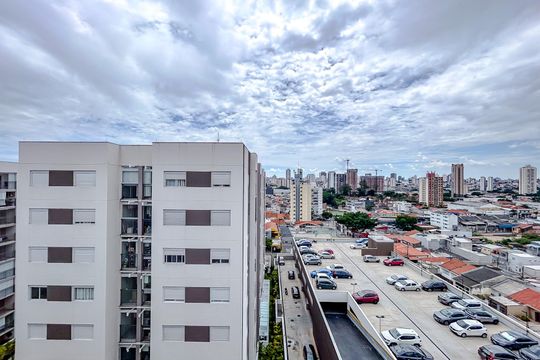Vista do Quarto de apartamento à venda com 2 quartos, 52m² em Chácara Santo Antônio (zona Leste), São Paulo