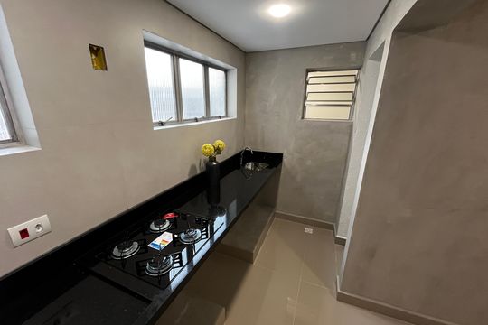 Cozinha de apartamento à venda com 2 quartos, 74m² em Santana, São Paulo