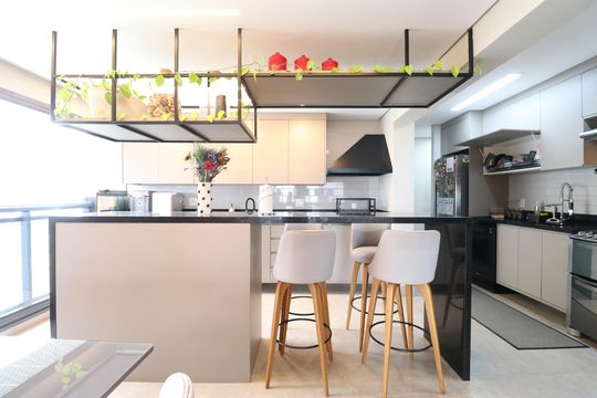 Cozinha de apartamento à venda com 3 quartos, 153m² em Vila Leopoldina, São Paulo