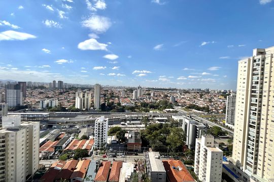 Vista da Suíte de apartamento à venda com 2 quartos, 83m² em Vila Alexandria, São Paulo