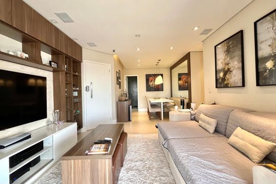Sala de apartamento à venda com 2 quartos, 83m² em Vila Alexandria, São Paulo