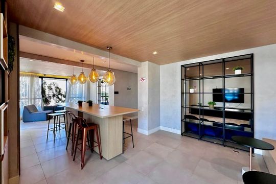 Área comum de apartamento à venda com 1 quarto, 27m² em Jardim das Acacias, São Paulo