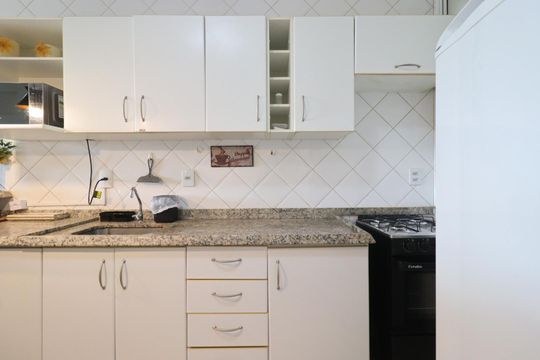Cozinha de apartamento para alugar com 2 quartos, 55m² em Jardim Nova Alianca, Ribeirão Preto