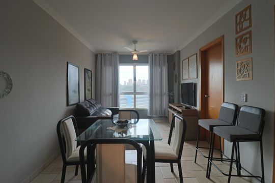 Sala de apartamento para alugar com 2 quartos, 55m² em Jardim Nova Alianca, Ribeirão Preto