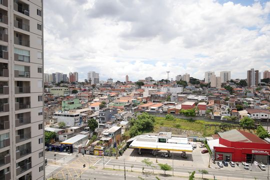 Vista Quarto 2 de apartamento à venda com 3 quartos, 55m² em Jardim Santo Antoninho, São Paulo
