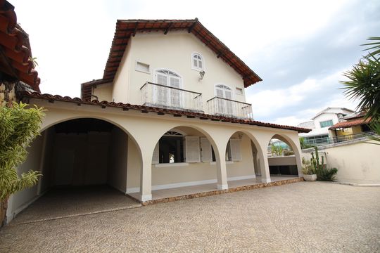 Fachada Interna da Frente de casa de condomínio à venda com 6 quartos, 467m² em Anil, Rio de Janeiro