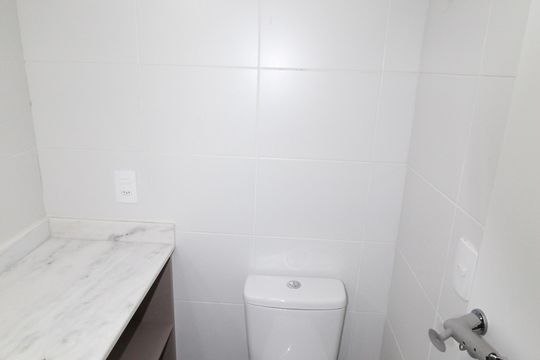 Banheiro da Suíte de apartamento para alugar com 2 quartos, 60m² em Vila Industrial, São José dos Campos