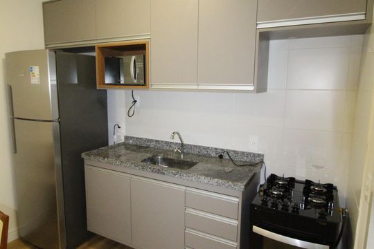 Cozinha de apartamento para alugar com 2 quartos, 60m² em Vila Industrial, São José dos Campos