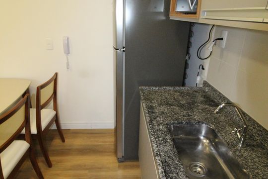 Cozinha de apartamento para alugar com 2 quartos, 60m² em Vila Industrial, São José dos Campos