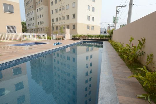 Área comum - Piscina de apartamento para alugar com 2 quartos, 36m² em Jardim Regina, São Paulo