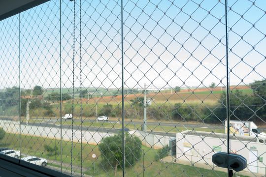 Vista da Varanda de apartamento para alugar com 3 quartos, 80m² em Balneário Tropical, Paulínia