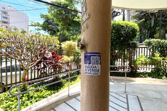 Plaquinha de apartamento para alugar com 1 quarto, 40m² em Botafogo, Rio de Janeiro