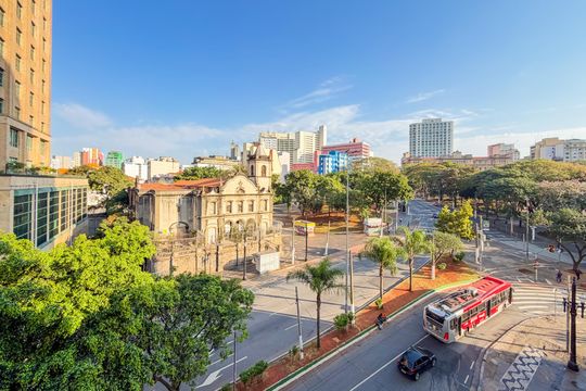 Vista do Quarto de apartamento para alugar com 1 quarto, 47m² em Brás, São Paulo